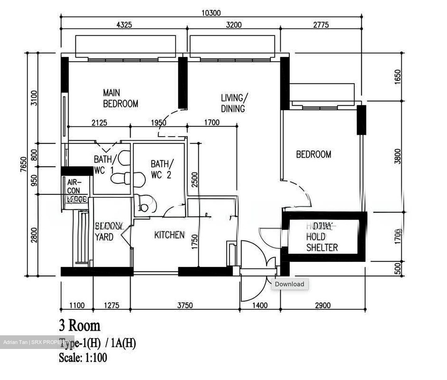 Blk 413B Waterfront I @ Northshore (Punggol), HDB 3 Rooms #629317491